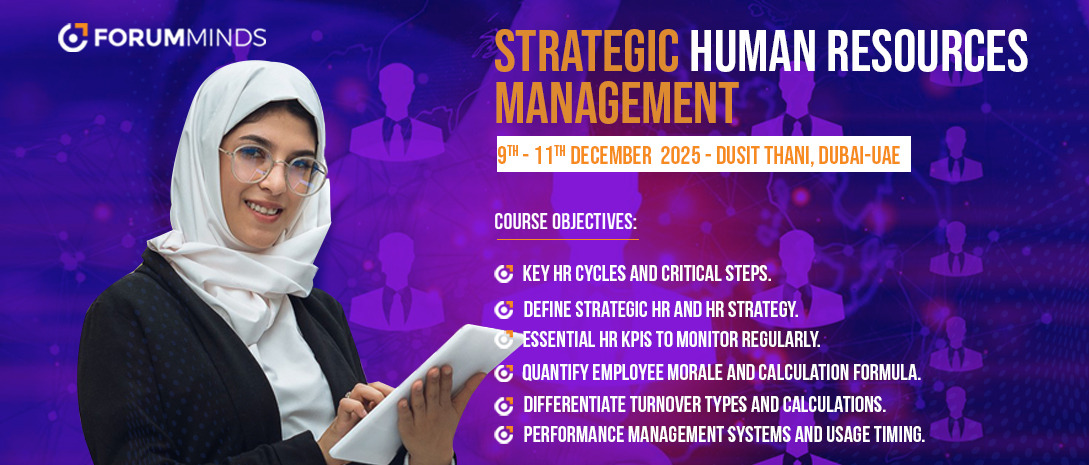 Strategic Human Resources Management Training Course in Dubai