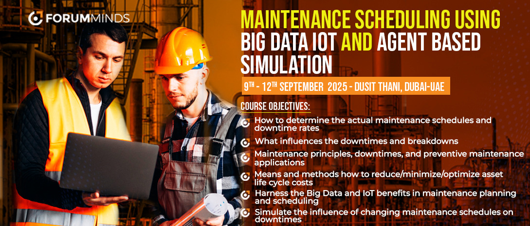 Maintenance Scheduling using Big Data IoT and Agent Based Simulation